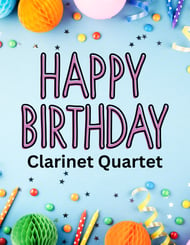 Happy Birthday Clarinet Quartet P.O.D cover Thumbnail